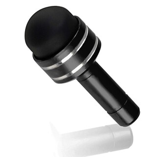 BasAcc Black Dust Cap with Mini Stylus for Apple iPhone/ iPod/ iPad
