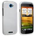 BasAcc Clear White TPU Rubber Case for HTC One S