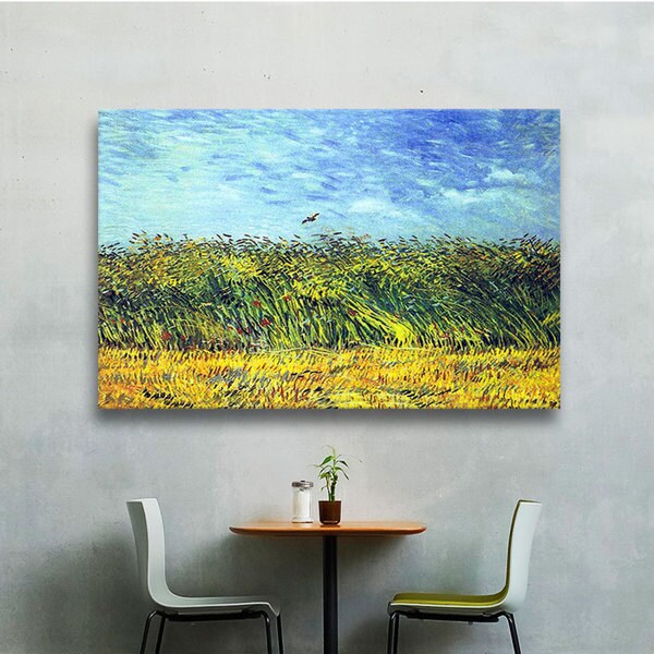 Vincent van Gogh 'Green Wheat Fields' Wrapped Canvas Art