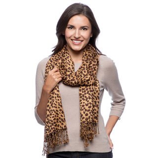 Saachi Women's Leopard Print Scarf (India)-Image