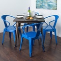 Baja Blue Tabouret Stacking Chairs (Set of 4)