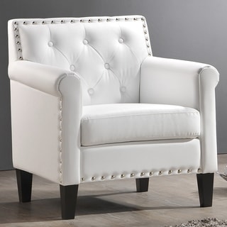 Find Shop Baxton Studio 'Thalassa' White Modern Arm Chair