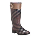 Burberry Women's Sterling Smoked Check Rain Boots