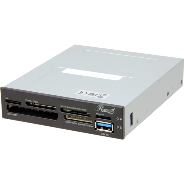 Rosewill RDCR-11003 74-in-1 USB3.0 3.5" Internal Card Reader w/USB Po