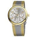 Akribos XXIV Women's Quartz Multifunction Stainless Steel Mesh Bracelet Watch