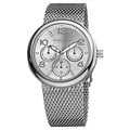Akribos XXIV Women's Quartz Multifunction Stainless Steel Mesh Bracelet Watch