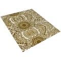 Hand-tufted Lambs Wool White Wool Rug (5' x 8')