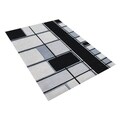 Handmade Steel Grey Wool Rug (5' x 8')