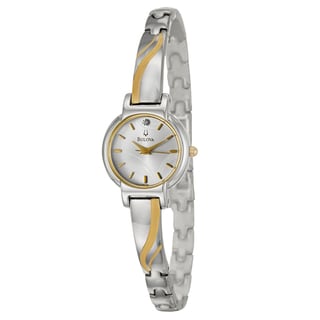 Bulova Women's 'Dress' Two-tone Stainless Steel Watch