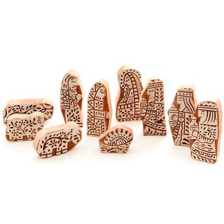 Save Price Nativity Scene White Printing Block (India)
