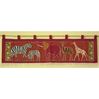 Handpainted Horizontal African Tapestry (Zambia)
