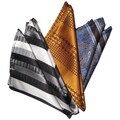 Dmitry Men's Silk Pocket Squares (Pack of 3)