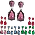 New! Kenneth Jay Lane Faceted Crystal Drop Earrings