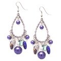 Bleek2Sheek Glass Pearl Chandelier Earrings