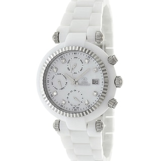 Swiss Precimax Women's White Ceramic Avant Watch