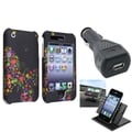 BasAcc Case/ Dashboard Mount/ Car Charger for Apple iPhone 3G/ 3GS
