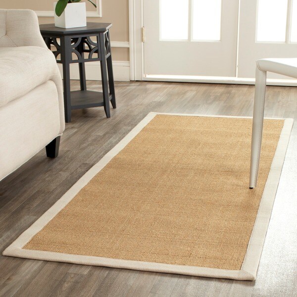 Safavieh Handwoven Resorts Maize Beige/ Ivory Fine Sisal Rug