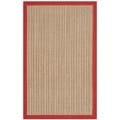 Dream Natural Fiber Rust Sisal Rug (2' 6 x 4')