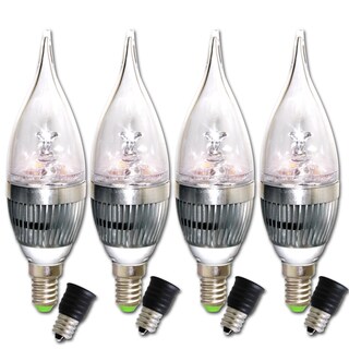 Infinity LED Dimmable Cool White Candelabra Bulbs (Pack of 4)
