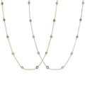 Tressa Silver or Goldplated Silver Cubic Zirconia Vintage Necklace