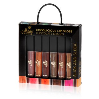 Shany Cocolicious Chocolate Shades Lip Gloss (Set of 6)