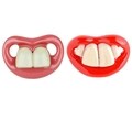 Lil' Professor and Two Front Teeth Baby Bugs Pacifiers (Pack of 2)