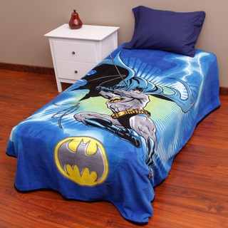 Batman Lightning Swoop Fleece Blanket
