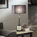 Lacey Black Chrome Table Lamp