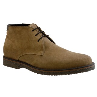 GBX Men's Beige Suede Ankle Boots