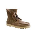 GBX Men's Khaki Leather and Canvas Lace-up Boots