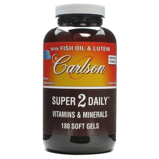 Carlson Super 2 Daily Vitamins and Minerals (180 Soft Gels)-Image