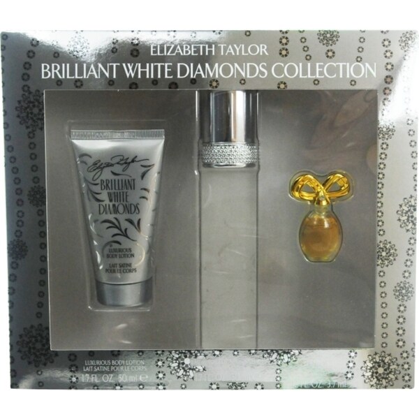 Elizabeth Taylor White Diamonds Brilliant Women's 3-piece Fragrance Set