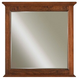 Water Creation Spain Collection Hardwood Bathroom Vanity Mirror