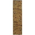 Indoor Tan and Gold Area Rug