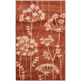 Hand-tufted Searobin Burnt Orange Rug