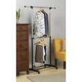 Whtimor Adjustable Steel 2-rod Garment Rack