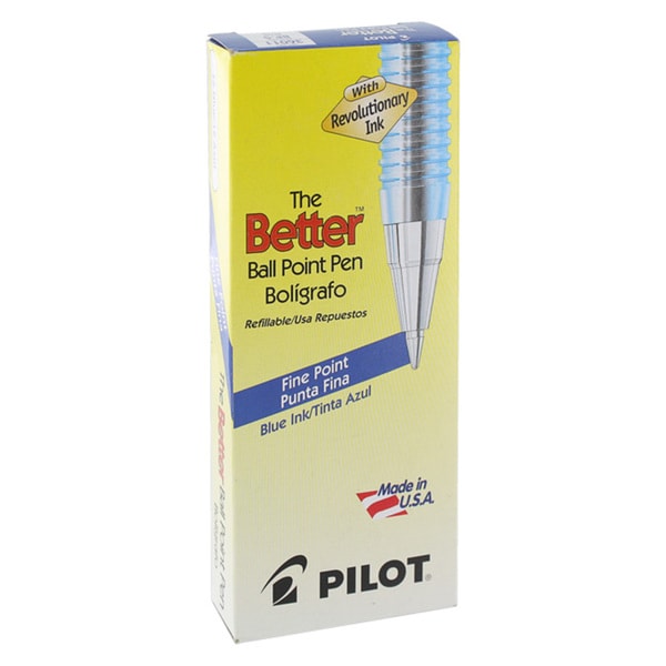 Pilot Better Fine Point Ballpoint Pens (Pack of 12)