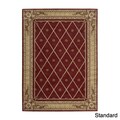 Ashton House Sienna Red Wool European Motif Rug