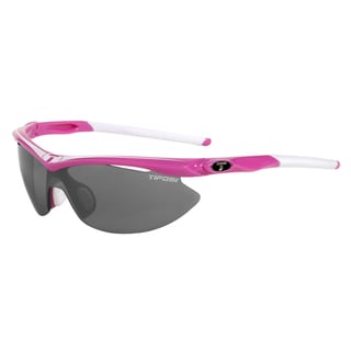 Tifosi Slip Neon Pink Sunglasses with Smoke/AC Red/Clear Lens