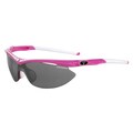 Tifosi Slip Neon Pink Sunglasses with Smoke/AC Red/Clear Lens