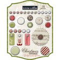 Christmas Cottage Decorative Brads 31/Pkg-