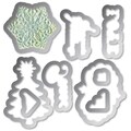 Sizzix Framelits Dies 9/Pkg With Textured Impressions Folder-Collage Frame