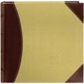 2-Up High Capacity 8"X8" Photo Album 300 Pocket-Brown/Beige