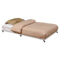 K&B TR02-W White Trundle Bed