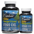 Carlson Elite Omega-3 Gems Fish Oil 1250 mg (120 Softgels)