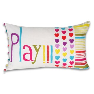 Marlo Lorenz Colorful 'Play' Multi Decorative Pillow