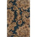 Hand-tufted Beggs Teal Rug (8' x 11')