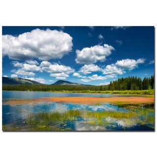 Philippe Sainte-Laudy 'Blue Infinity' Canvas Art