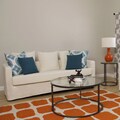 Harrison Off White Twill Sofa
