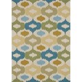Hand-hooked Lavinia Ivory/ Sage Rug (3'6 x 5'6)